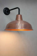 Black (Steel Sconce) / Aged Solid Copper