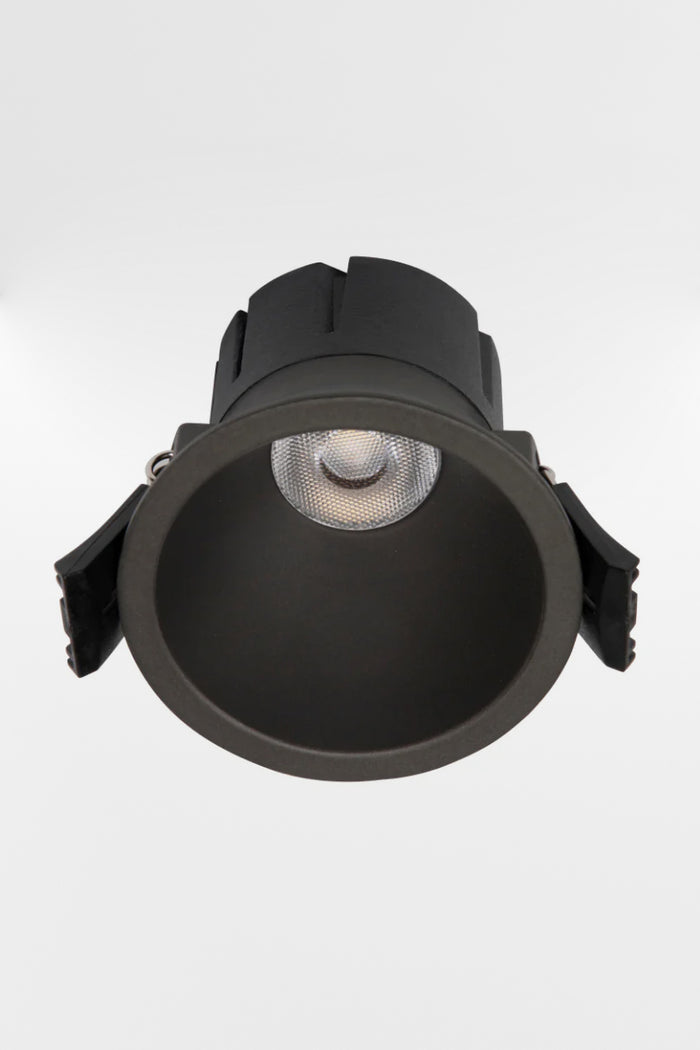 Black LED downlight with driver
