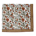Wildwood Block-Printed Cotton Tablecloth by Sweetgrass Home