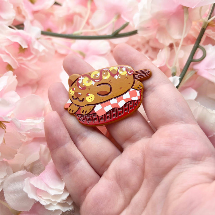 Woolblossom - Corndog ~ Soft Enamel Pin