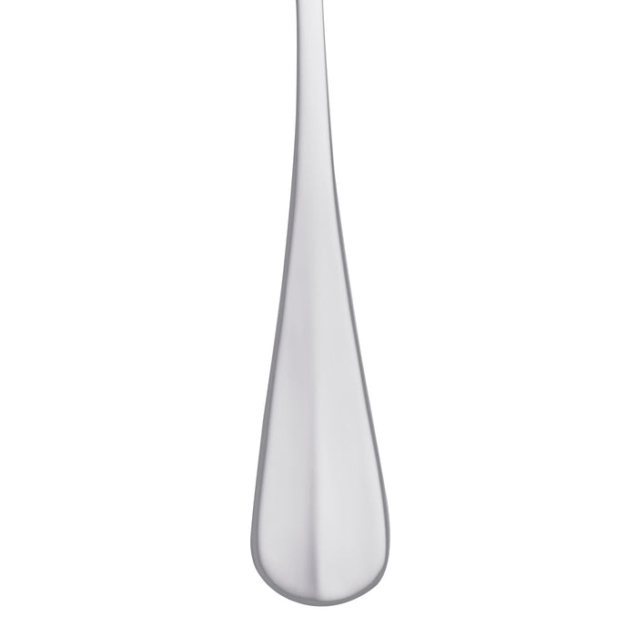 World Tableware 213 053 Baguette 6 5/8" 18/0 Stainless Steel Heavy Weight Flat Handle Butter Knife / Spreader - 12/Pack