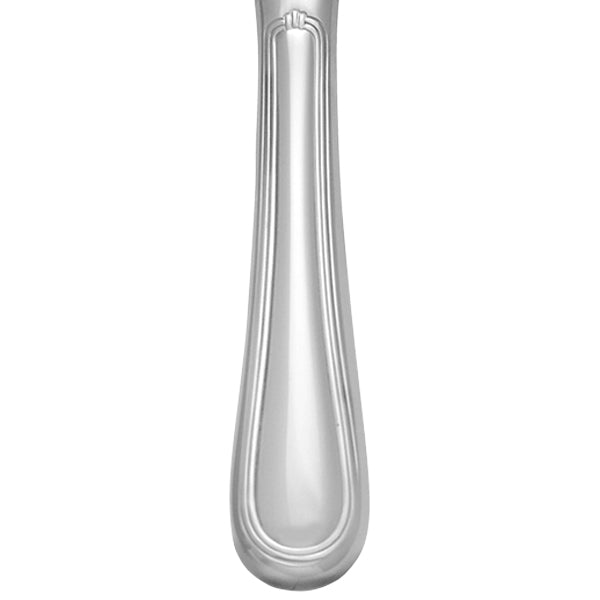 World Tableware 774 5501 Geneva 10" 18/8 Stainless Steel Extra Heavy Weight Dinner Knife with Solid Handle - 12/Pack