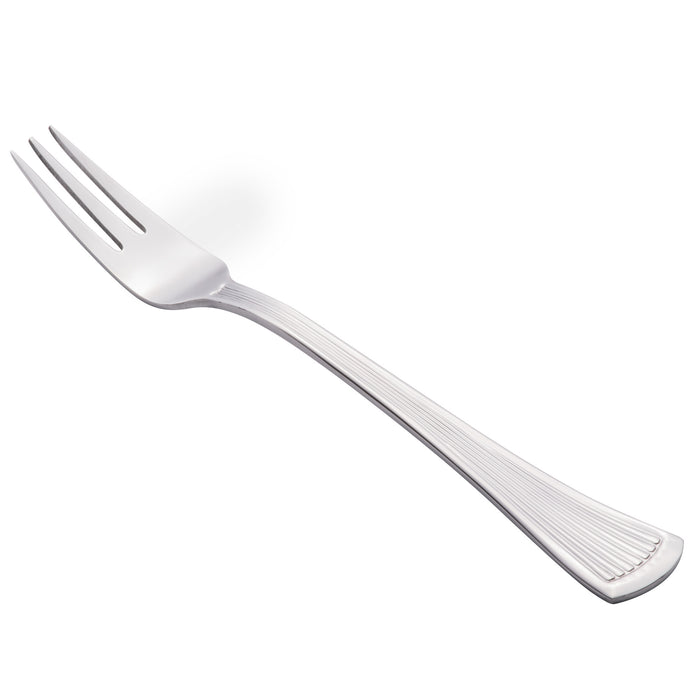 World Tableware 881 029 Minuet 6" 18/0 Stainless Steel Heavy Weight Cocktail Fork - 12/Pack