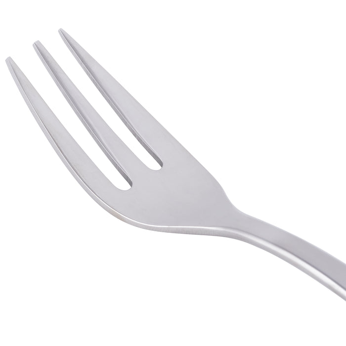 World Tableware 930 029 Briossa 6 1/8" 18/8 Stainless Steel Extra Heavy Weight Cocktail Fork - 12/Pack
