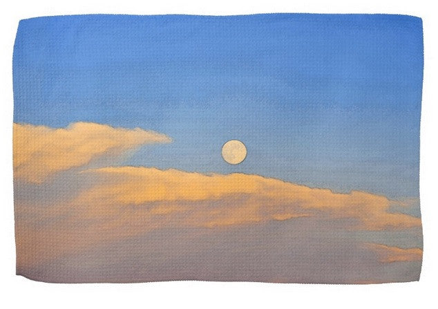 Wyoming Super Moon Kitchen Towel